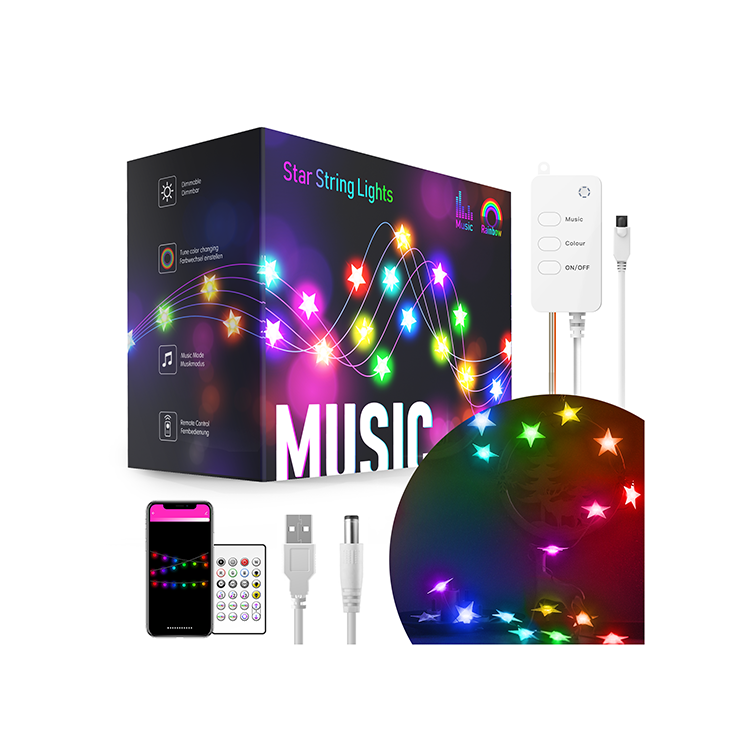 5m String 25leds/roll Light Holiday Outdoor Led Decorative Colorful Using Connectable String Christmas Light