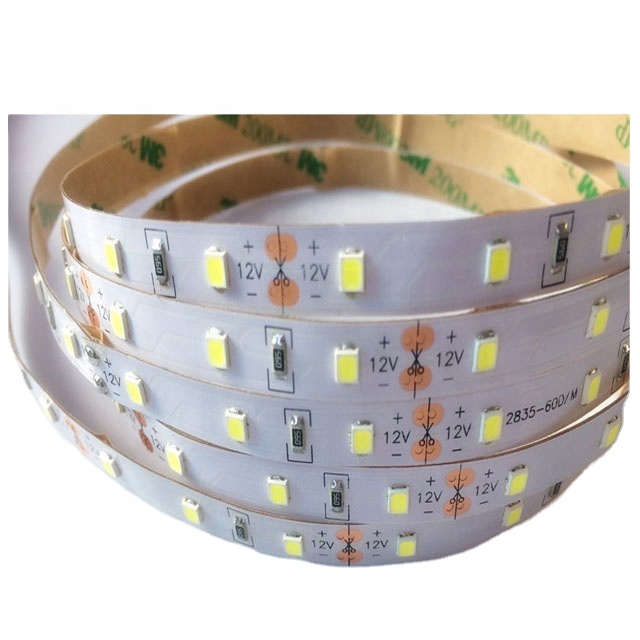Гибкие светодиодные ленты SMD2835 120 теплого белого цвета с гарантией 2 года, CE RoHS 3528 на метр, 12/24 В