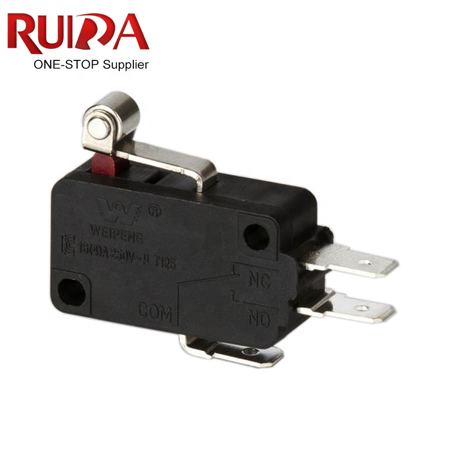 UL KC VDE Kw3a oz 3 контакта 5A/16A 10t105 микро переключатель с рычагом и металлическим роликом