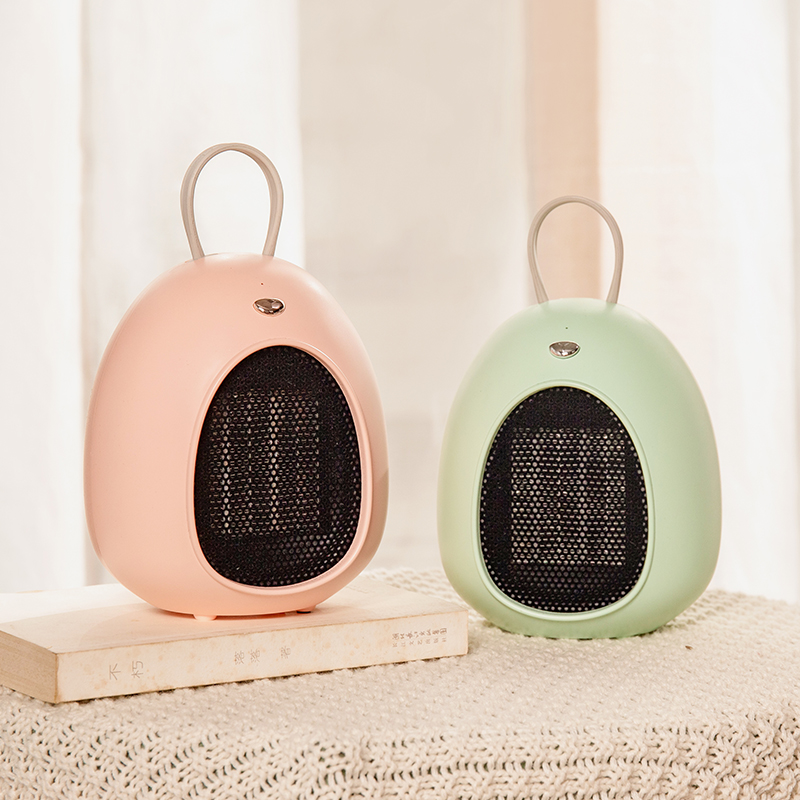 Fast Heating Personal Hand Warm Stand Fan Heater Electric 500W PTC Ceramic Portable Heater Fan For Bedroom