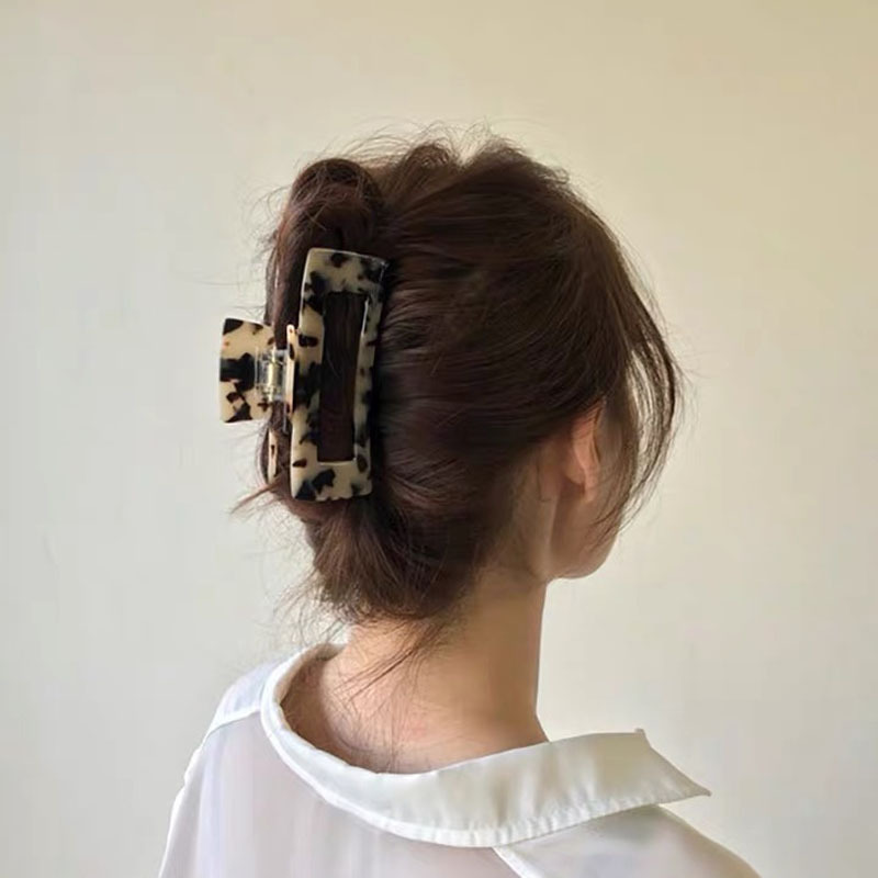 Artilady корейские элегантные темпераментные нежные волосы из уксусной кислоты захват ацетатные большие заколки для волос для женщин