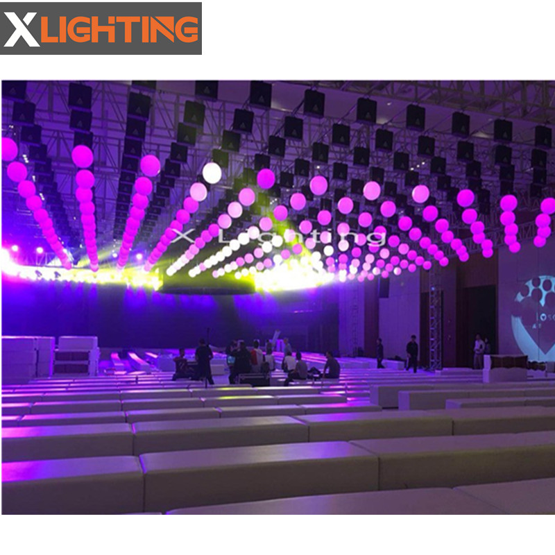 new model dmx 3d led lift ball system XLWINCH led kinetic light lighting system for night club