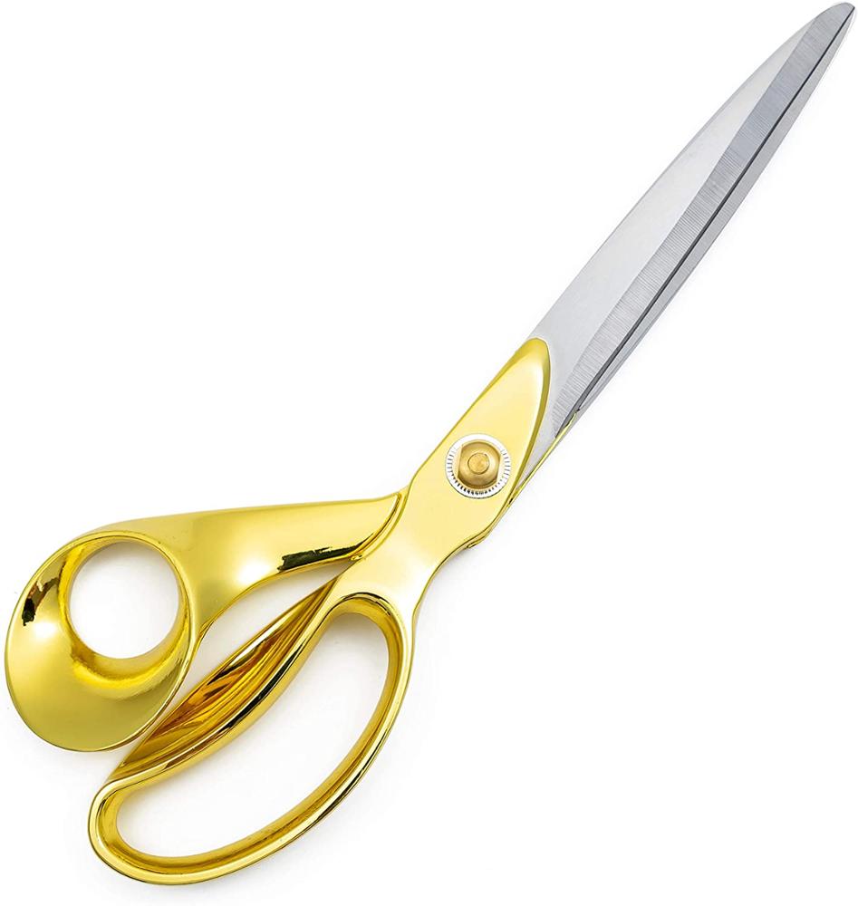 Gold Sewing Scissors Heavy Duty Stainless Steel Professional Shears Tailor Scissors for fabrics cutting