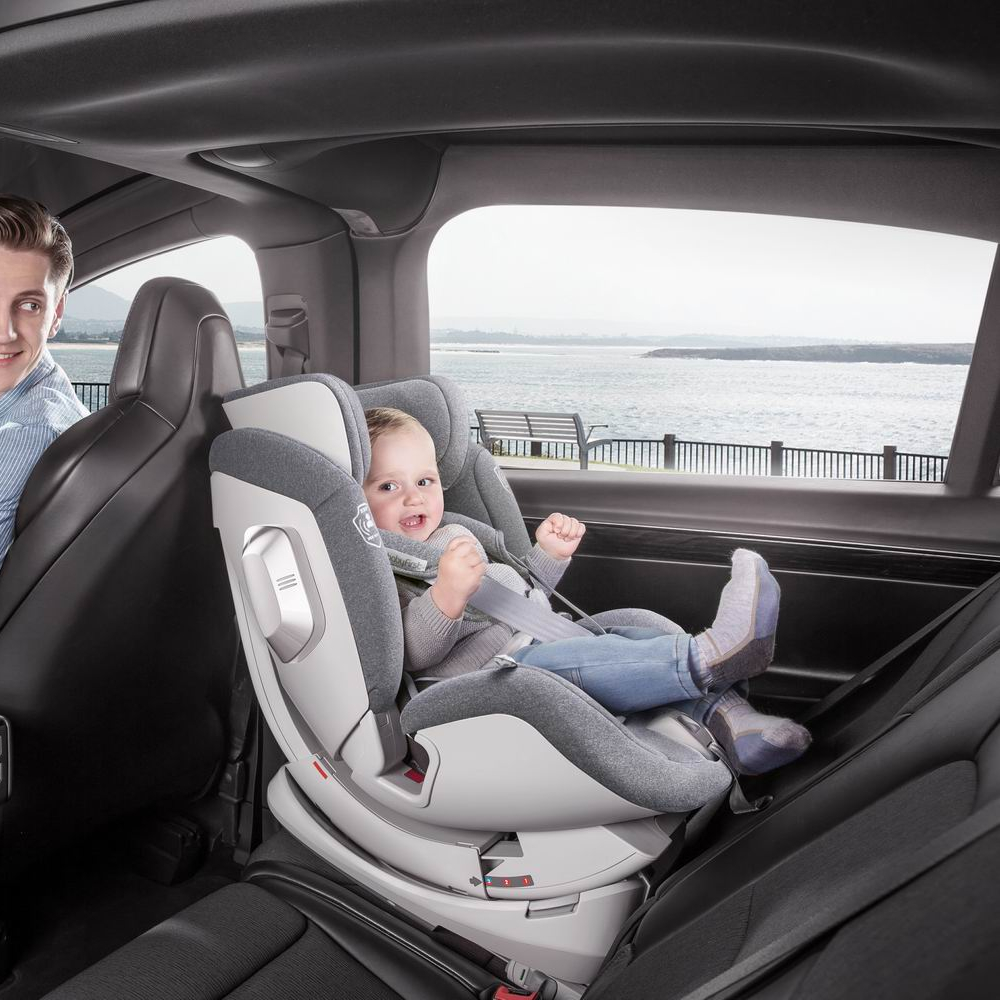 Новые стильные откидные детские автокресла Isofix Grey Group 0 + I + Ii R160A
