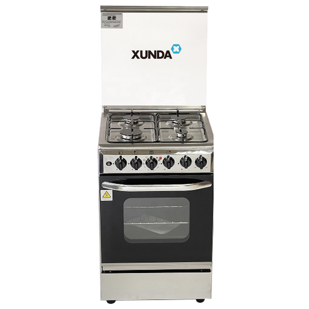 Газовая плита Xunda, 4 конфорки, кухонный прибор, газовая плита, 4 конфорки с духовкой, газинир, четыре