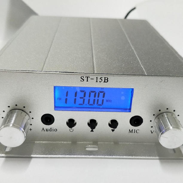 15 Вт FM вещания передатчика ST-15B V3 ТНК стерео PLL fm радио вещательной станции с 76 МГц-113 МГц