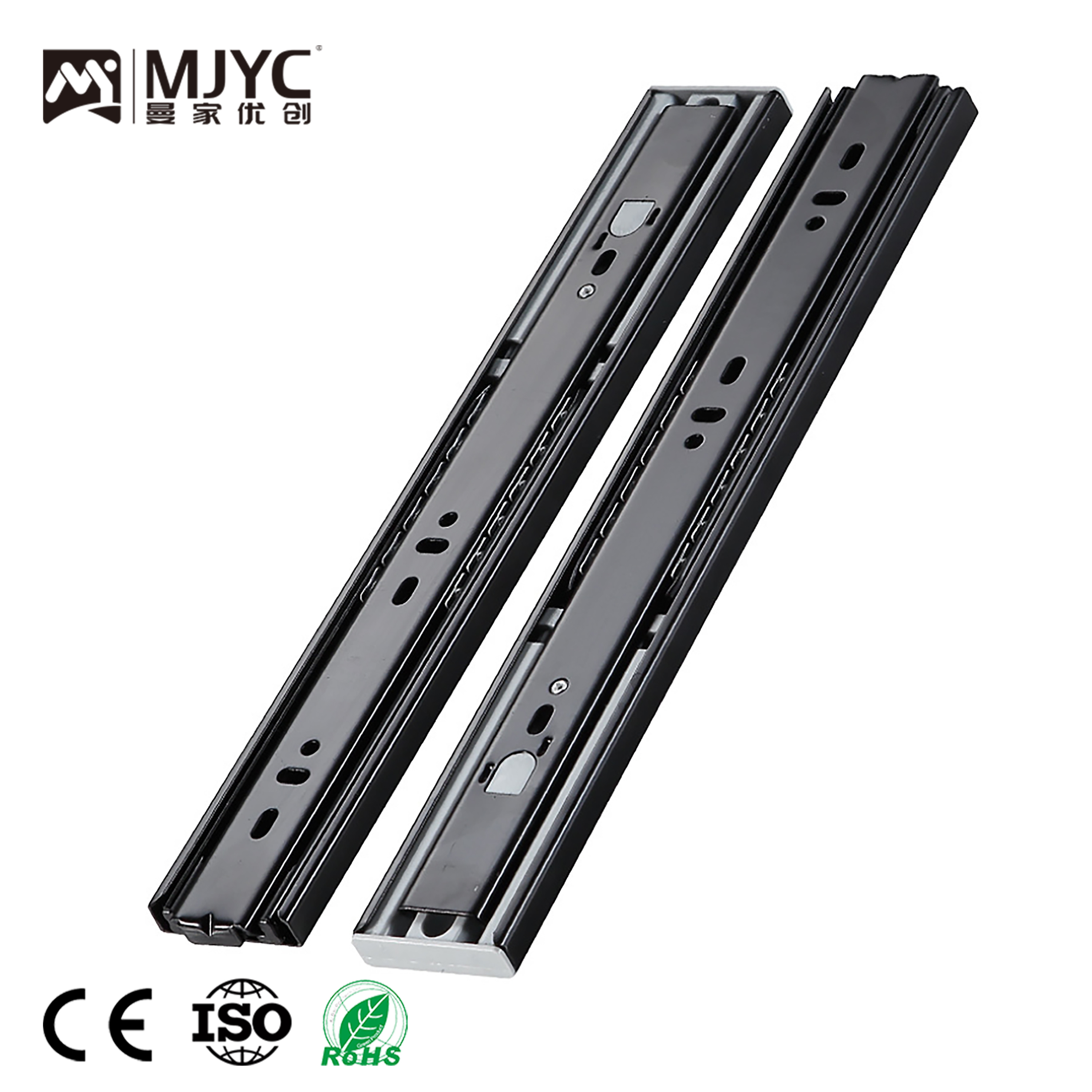 35Mm Telescopic Channel Full Extension Ball Bearing Slide Telescopic Drawer Rail 150Mm Drawer Slide