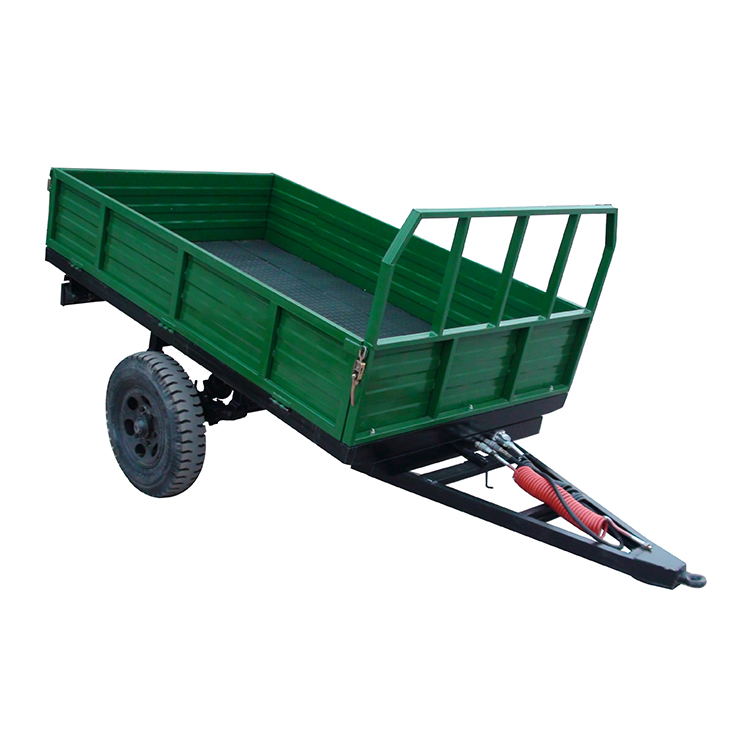 Agriculture hydraulic 2 wheels tractor trailer