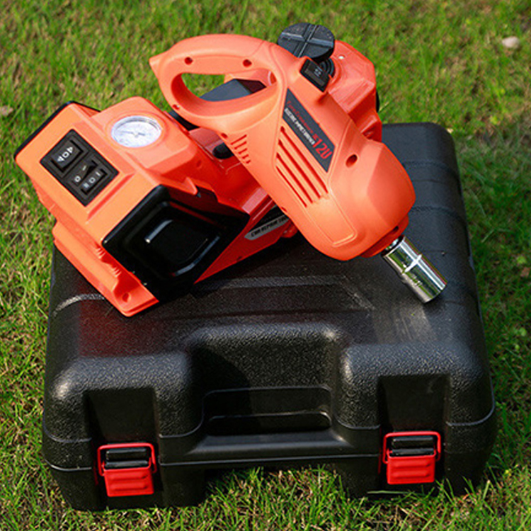 Portable Electric Car Jack Kit 5 Ton 3 in 1 With Air Pump And Eclctric Impact Wrench Car Lift Jacks 12v DC 150W Auto Car Jack