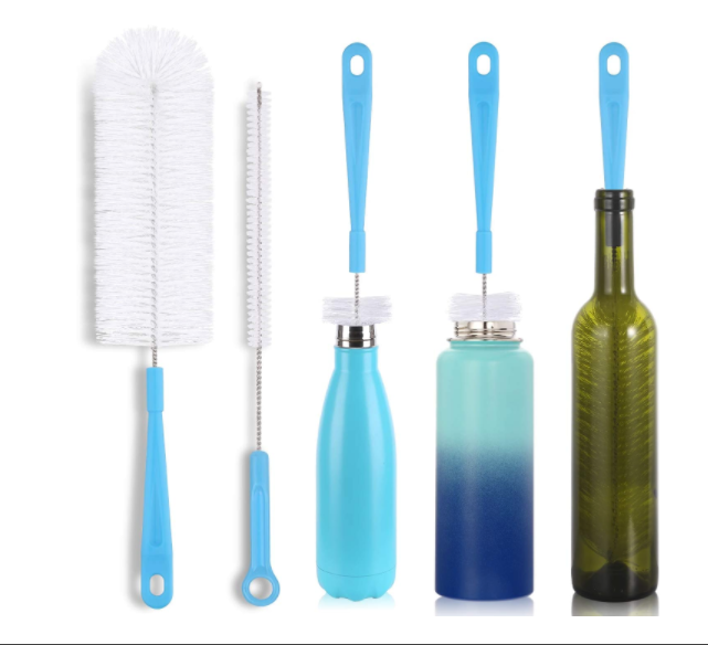 Low MOQ Narrow Neck Beer Bottle Brush Cleaning Set for Cleaning All Kinds of Wine Bottles Beer Bottles