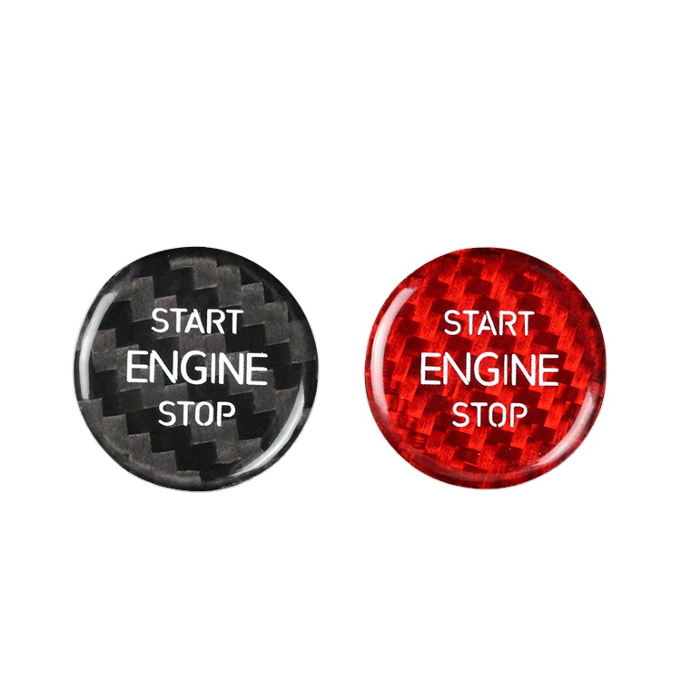 ES Accessori Per Auto Carbon Fiber Start Button Car For VW CC Magotan