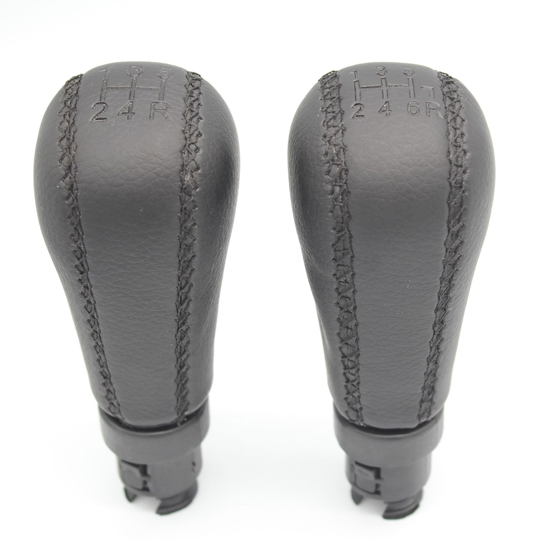 JDMotorsport88 Car Gear Shift Knob Sewing Leather 5 Speed 6 Speed Manual Shift Lever Handball for Volvo S60 S80 V70 XC70
