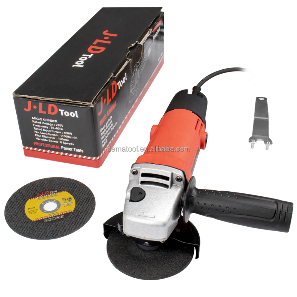 Hot Sale High Quality Mini Portable 4inch 100mm discs 480W Electric Cutting Angle Grinder Machine