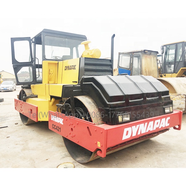 Оригинальный Подержанный дорожный каток CC421 для продажи, каток dynapac CC421/ca251d в хорошем состоянии