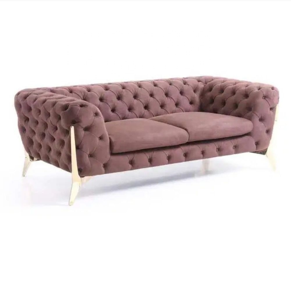 Sofa With Stainless Steel Legs Metal Furniture Chesterfield Sofa Luxury Furniture