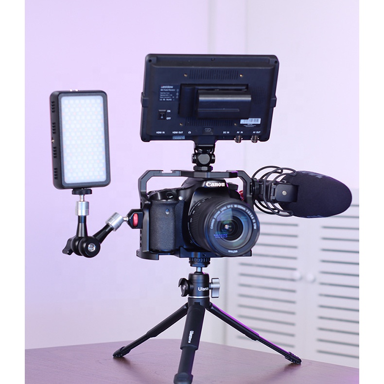 Ulanzi U-Vlog lite tripod double cold boots extendable tripod photo camera live support Vlog accessories gopro