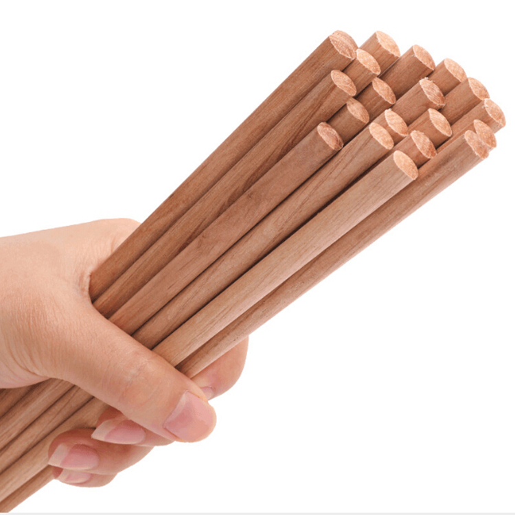 Wholesale amazon high quality Natural oak household Japanese Wooden pair Chopsticks