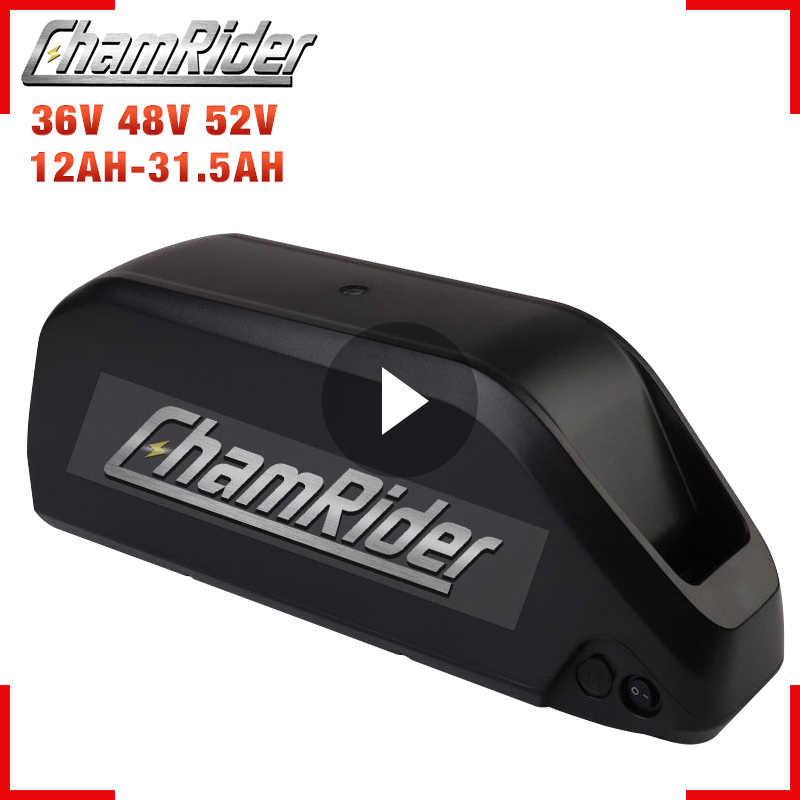 Chamrider Polly 9 DP-9 18650 52v 21AH Байк, способный преодолевать Броды аккумулятор 48v 24ah 30AH аккумулятор электрического велосипеда 36v литиевая батарея для велосипеда