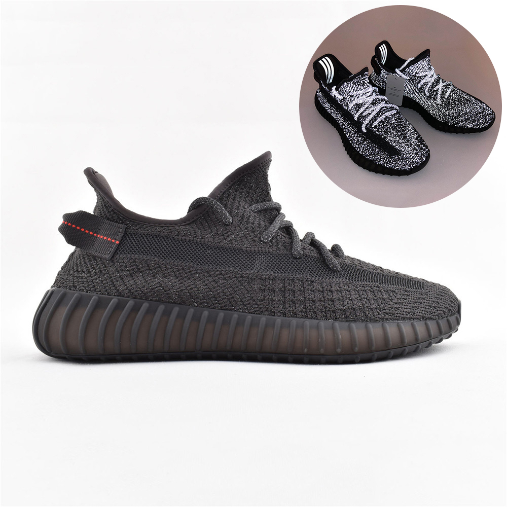 2021 Wholesales Origin Logo Big Size Men Casual Sport Shoes Yeezys 350 V2 Zebra Blue Tint Men Sneakers