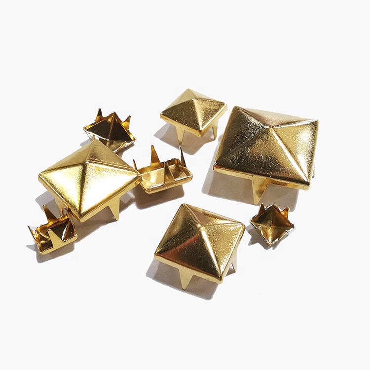 Quality Assurance Pyramid Stud Rivet For Punk Boots Backpack Rivets Studs With 4 Claws
