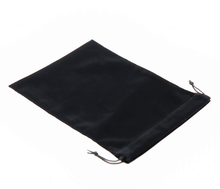 Promotions Factory Wholesale Cheap Price Custom Velvet Black Drawstring Pouches Dust Pouch Drawstring Bag