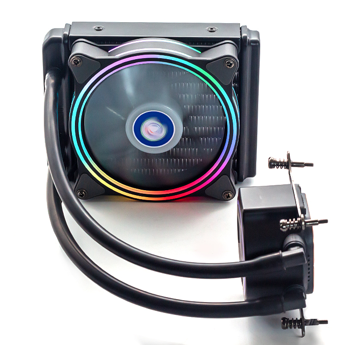 Заводская цена, жидкость с Rgb-вентилятором потока 12025, наборы водяного охлаждения 120
