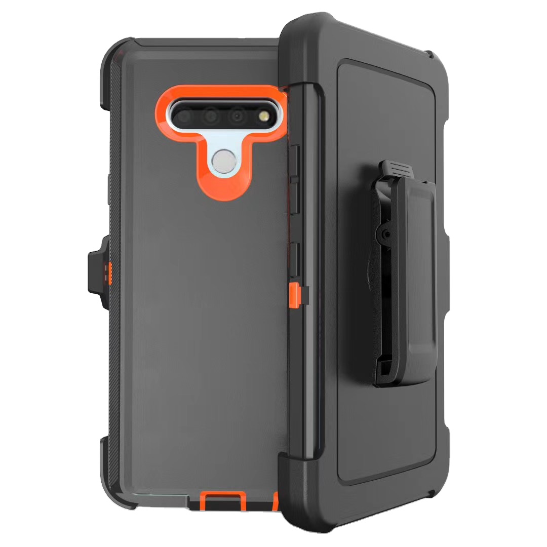 Robot Cover For LG V60 Stylo 6 V50 K52 With Belt Clip Holster Kickstand Defender Cases Tri Layer Full Protection Phone Case