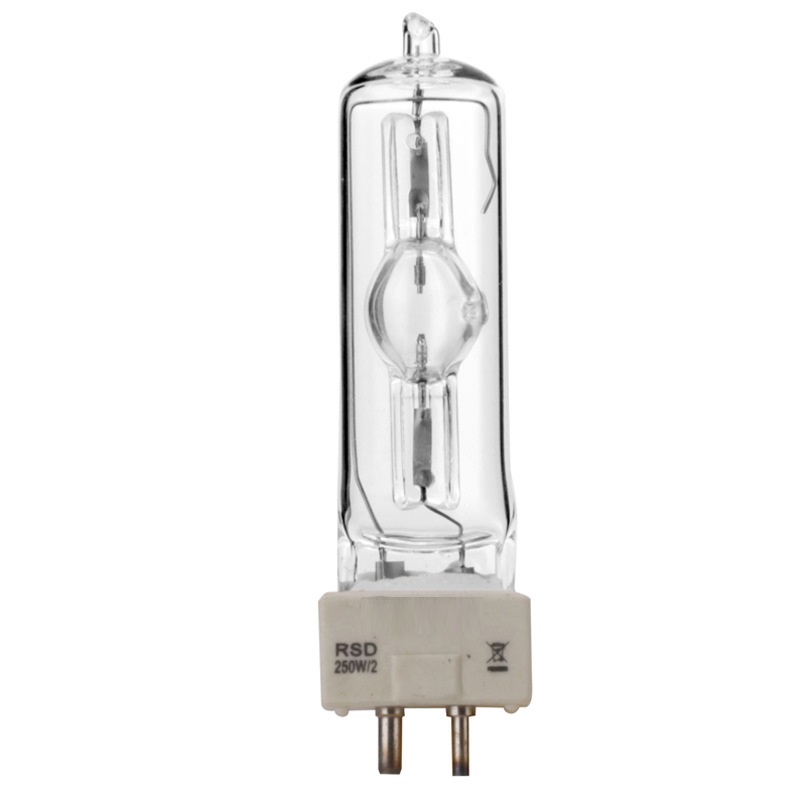 Металлическая галогенная лампа HoneyFly RSD 250 Вт/2, GY9.5 230 В 7200k, движущаяся головка, следуйте диспрозийной лампе, прозрачная Замена для MSD MSR