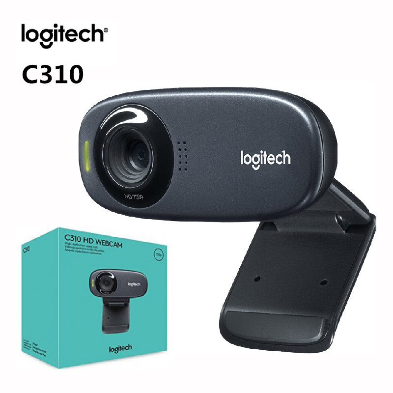 Веб-камера Logitech C310 HD 720P для компьютера, видеоконференции, веб-камера со встроенным микрофоном и автофокусом для ПК, ноутбука