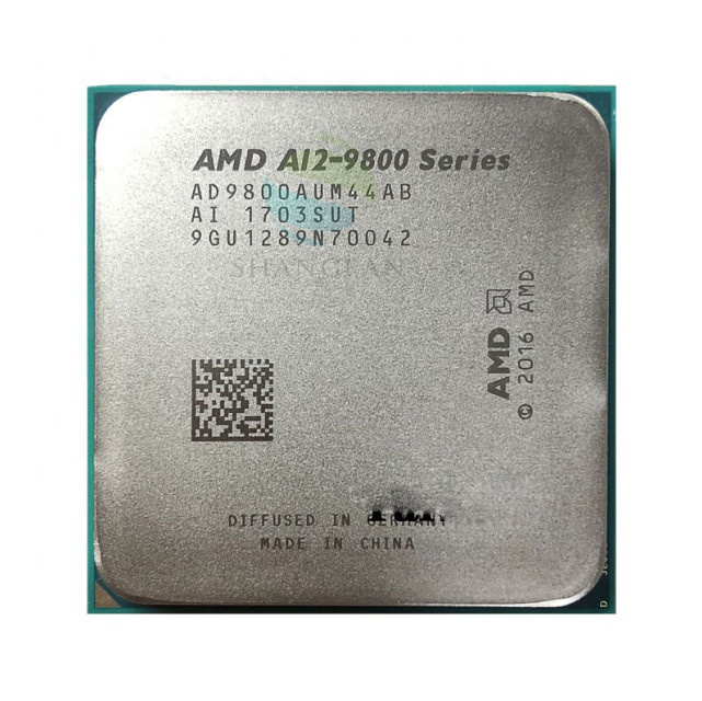 Для AMD A12-Series A12-9800 A12 9800 3,8 ГГц четырехъядерный процессор Количество ядер процессора AD9800AUM44AB гнездо AM4