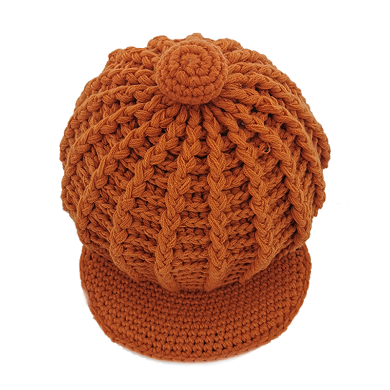 Берет beanie вязаная модная мягкая акриловая пряжа для взрослых ручной работы beanie