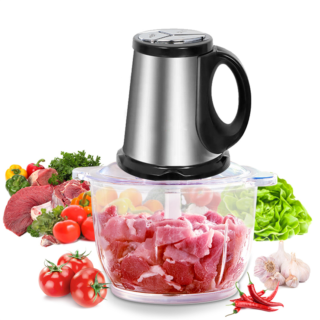 2L electric Food processor meat chopper kitchen Appliances electrical mini food chopper meat grinder