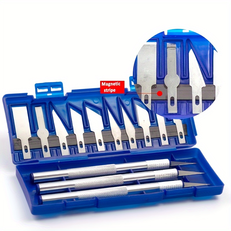 13pcs carving knife set Precision-Crafted Aluminum Alloy Carving Knife Set Masterful Tools Industrial Paper Cutting Handcrafting