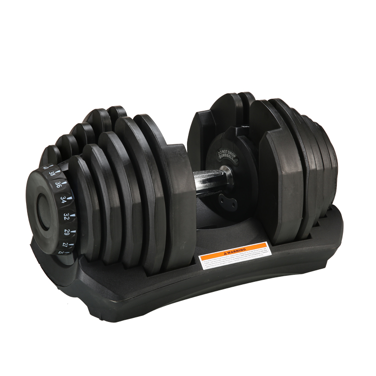 Best Sales Free home fitness equipment adjustable 40KG 90LB dumbbell weight set