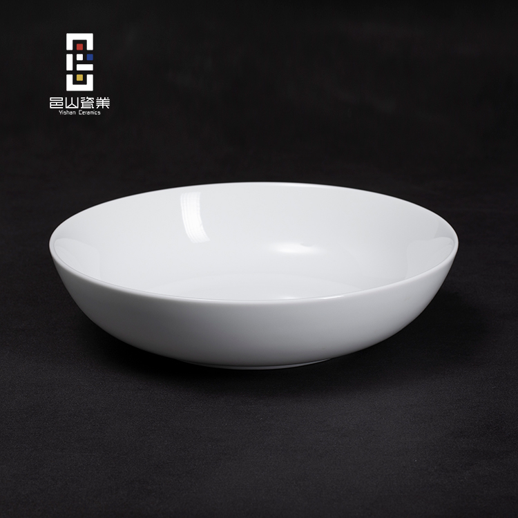 YISHAN Factory высококачественная керамическая посуда набор новый дизайн для отеля 9 дюймов Фарфоровая столовая суповая миска #2