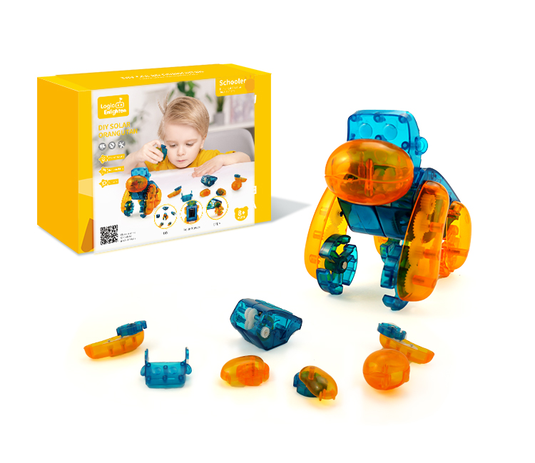 Kidewan игрушка на солнечных батареях, Солнечный робот, набор, Science Stem Toys для школьника