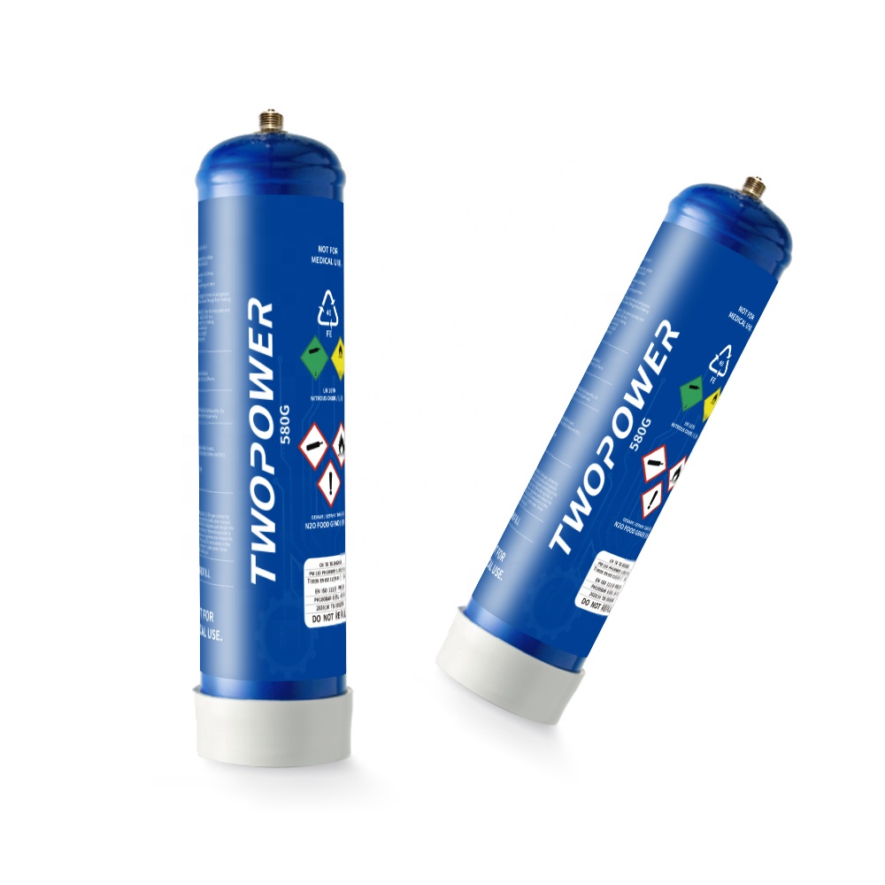 Food grade 580g N2O Nitrous Oxide Gas Smart Whipped Cream Chargers from trusted manufacturer