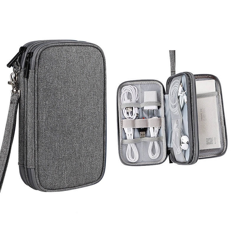 Portable Travel Cable Organizer Power Bank Electronics Accessories Bag for Cords