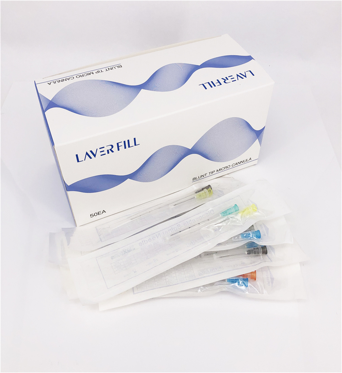 Safety stainless needle blunt tip fine micro cannula 27G 50mm factory syringe needle for filler selling
