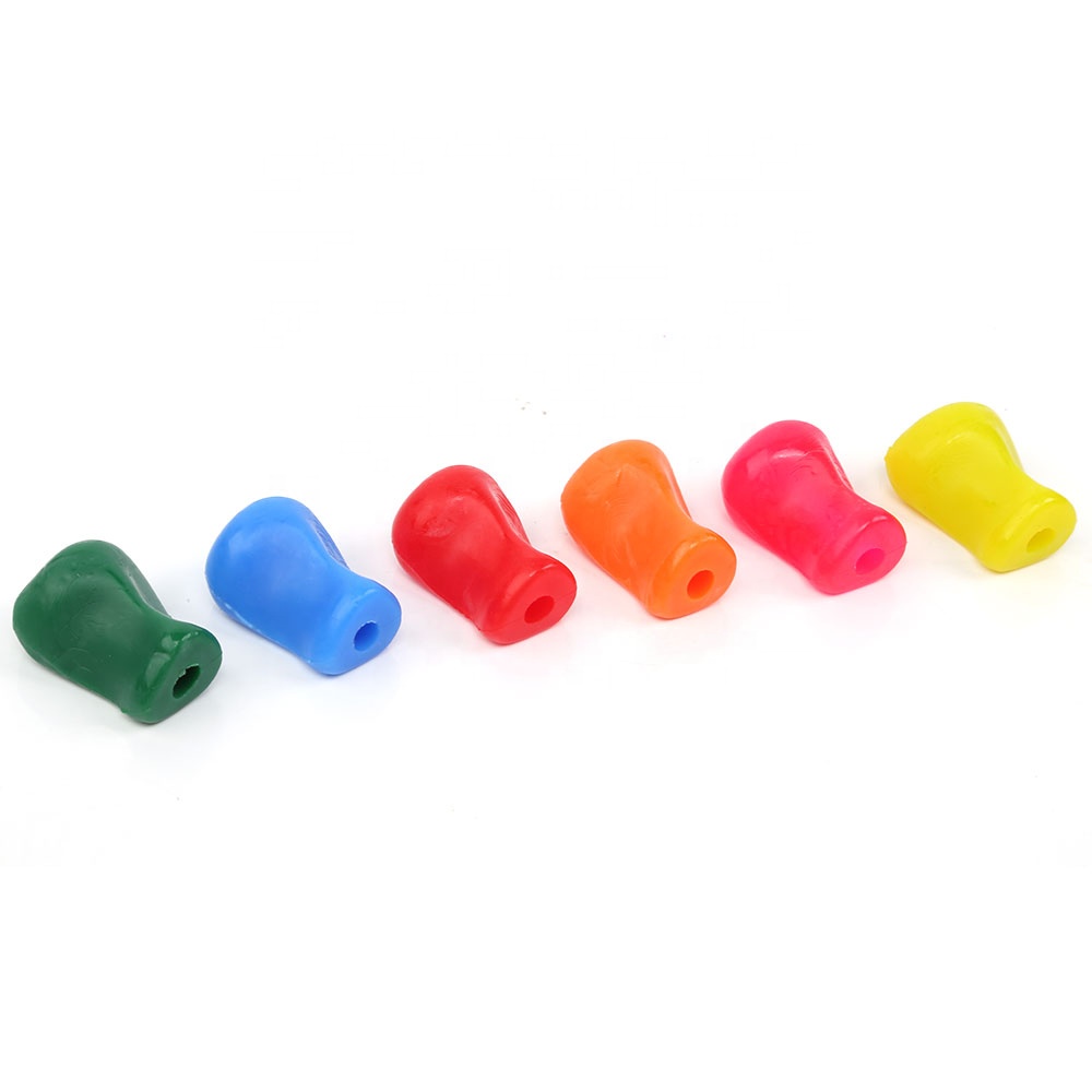 High Quality Various Colorful Custom Silicone Pencil Grips Kids Handwriting Holder