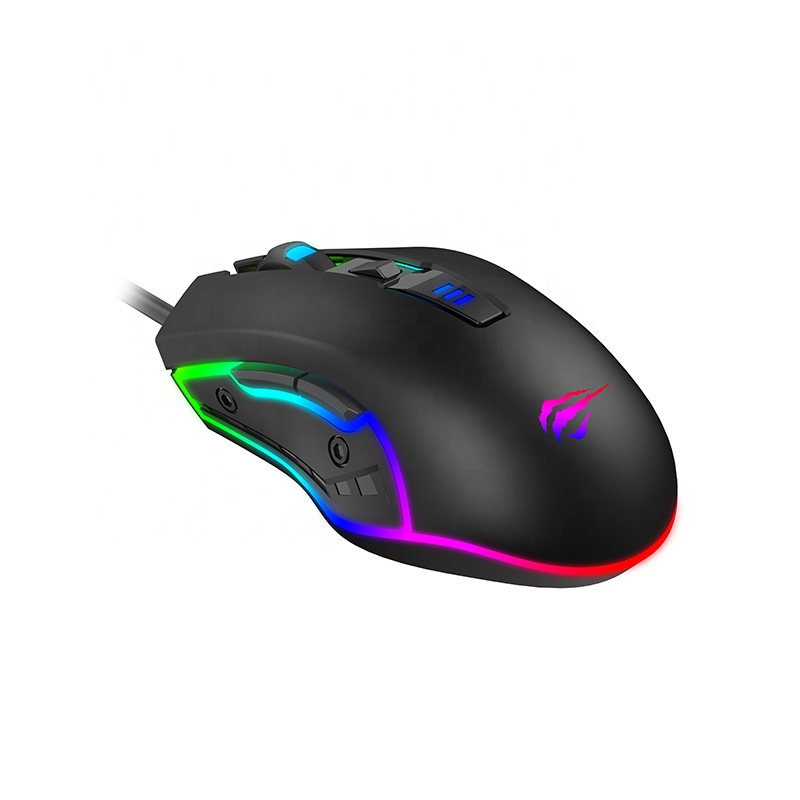 HAVIT дешевая RGB игровая мышь с подсветкой с чипом gamer mouse MS1018