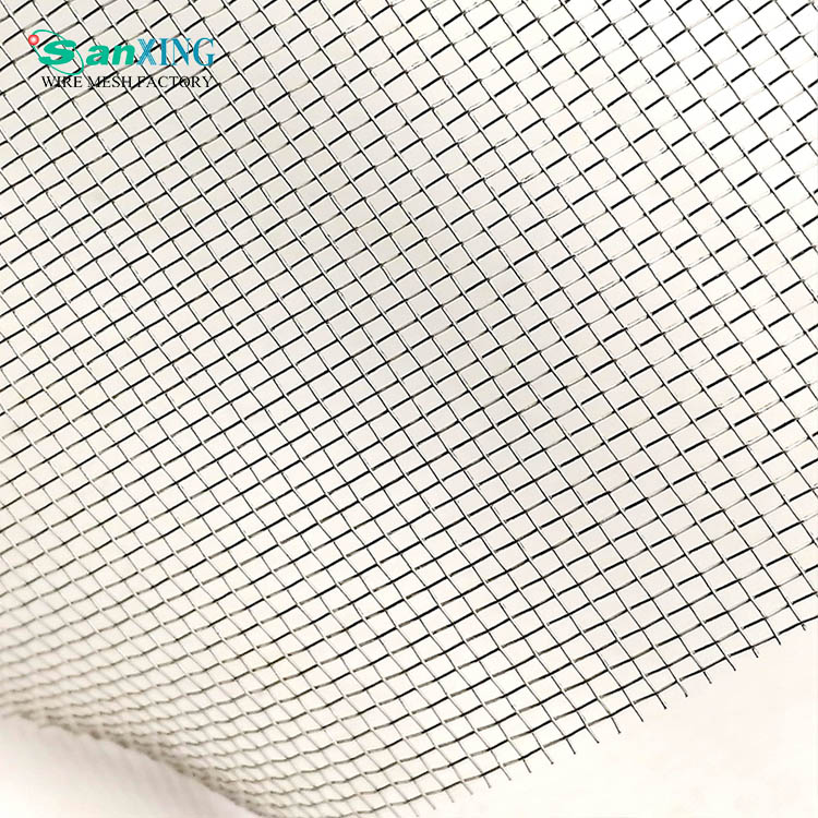 SS SUS 304 316 stainless steel plain woven square wire mesh for window screen and filter