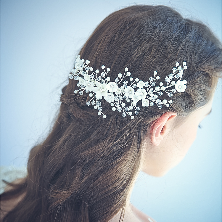 Exquisite High Quality Handmade Crystal Hair Comb Wedding Bridal Hair Comb