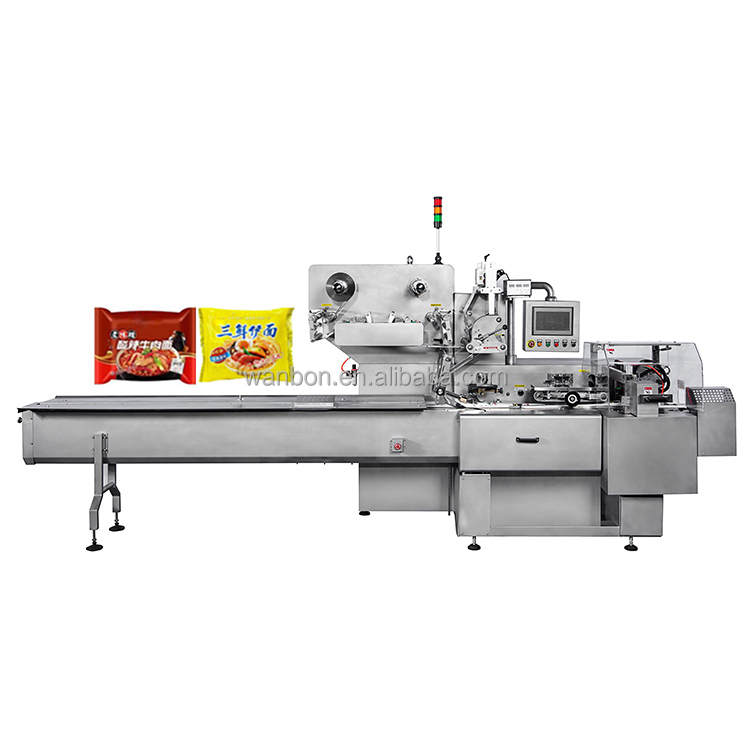 Automatic Originated Toilet Paper Servo Nitrile Mask Pods Pet Dog Snack Food Skin Biscuit Bread Bakery Packing Machine