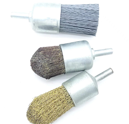 end brush cleaning polishing end brush carbide silicon abrasive brush
