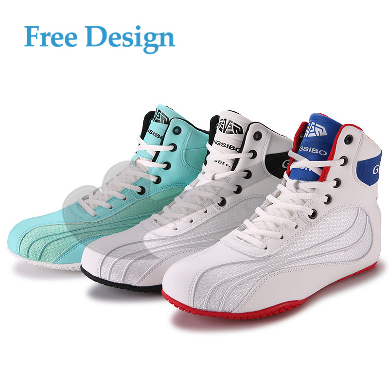Custom Fitness Professional High Top Breathable Oem Odm Mens Boxing Shoes Wrestling Boots Shoes