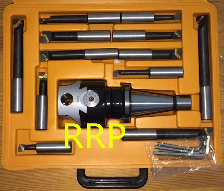 NT40 конус, F1-18 типа расточной головки, в том числе 1 шт. 75 мм расточной арматуры с хвостовиком и 12 шт. 18 мм бар набор