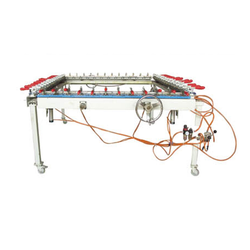 YT- iron mesh pneumatic automatic mesh pulling machine screen printing machine equitment