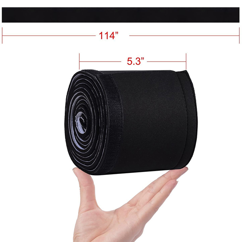 Wire management zipper cable protection sleeve/neoprene laptop cable sleeve