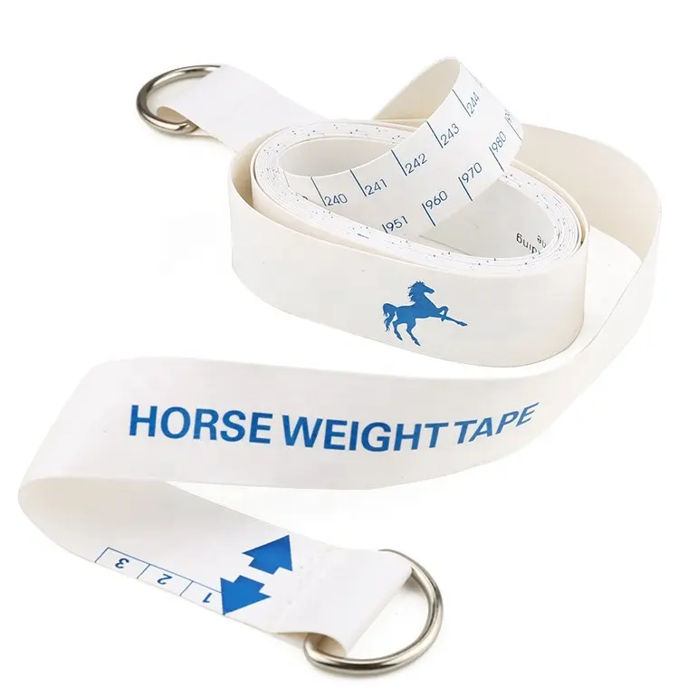 Wintape 2.5m Horse and Pony Weight and Height Precision Retractable Soft Measuring Tape Equine Weight Calculator Tape Promotion